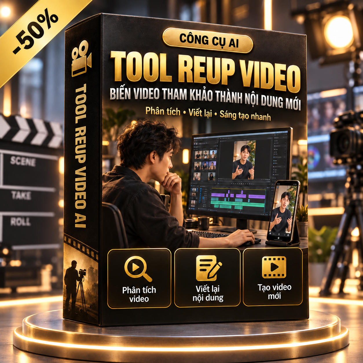 Tool AI Reup Video Đối Thủ